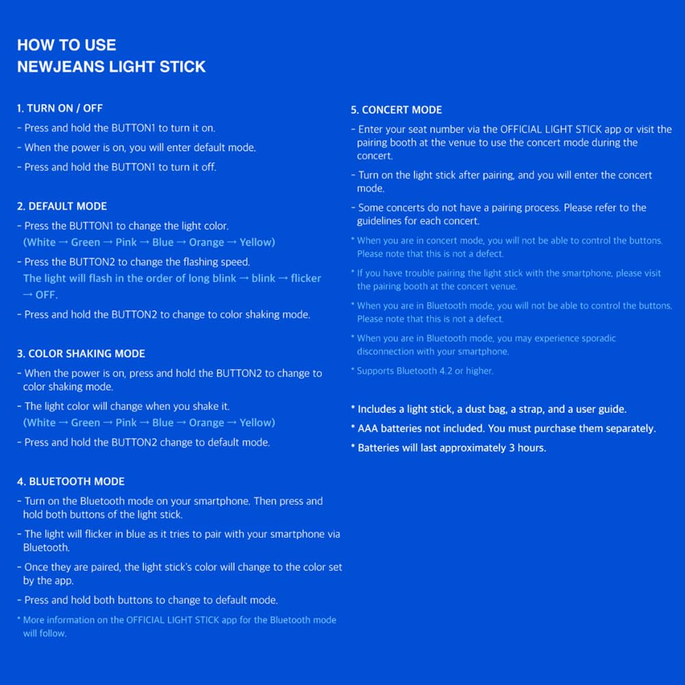 NEWJEANS Official Light Stick – K-POP Fanlight