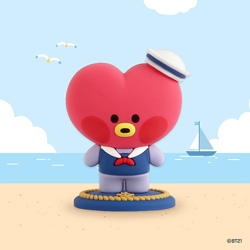Stan N37 Exclusive - BT21 Marine Series: 2 Inch Figure & Keychain Collector's Set