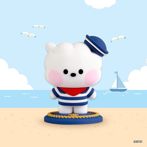 Stan N37 Exclusive - BT21 Marine Series: 2 Inch Figure & Keychain Collector's Set