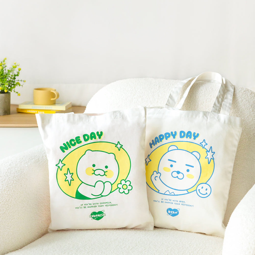 Kakao Ryan and Choonsik Say Cheese Simple Eco Bag – Official Merch
