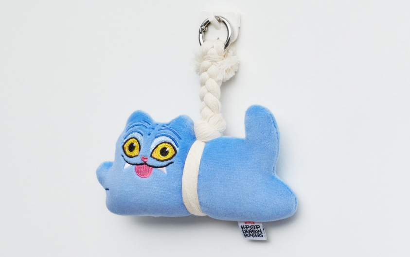 KPOP Demon Hunters - Derpy "Aek-mak-i" Protection Plush Keyring (Bad Luck Eraser Keyring)