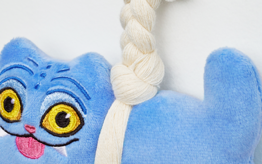 KPOP Demon Hunters - Derpy "Aek-mak-i" Protection Plush Keyring (Bad Luck Eraser Keyring)