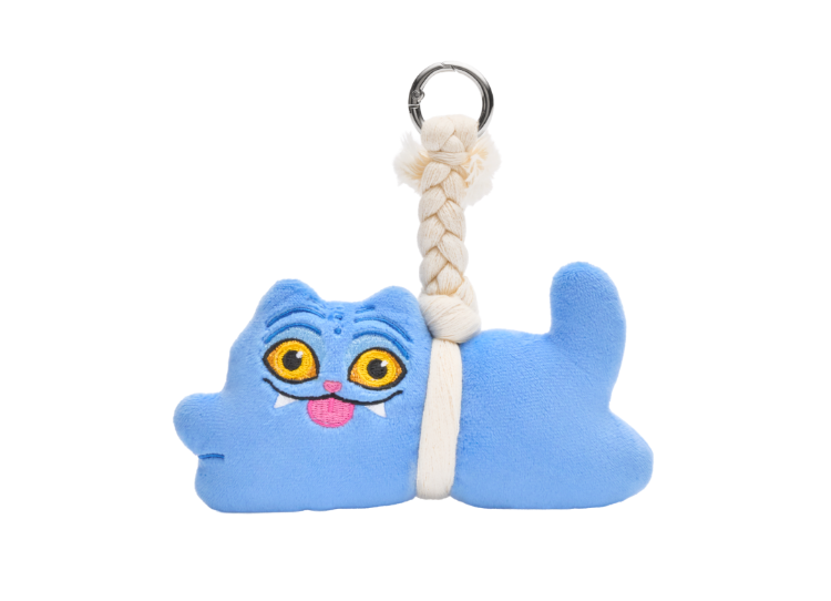KPOP Demon Hunters - Derpy "Aek-mak-i" Protection Plush Keyring (Bad Luck Eraser Keyring)