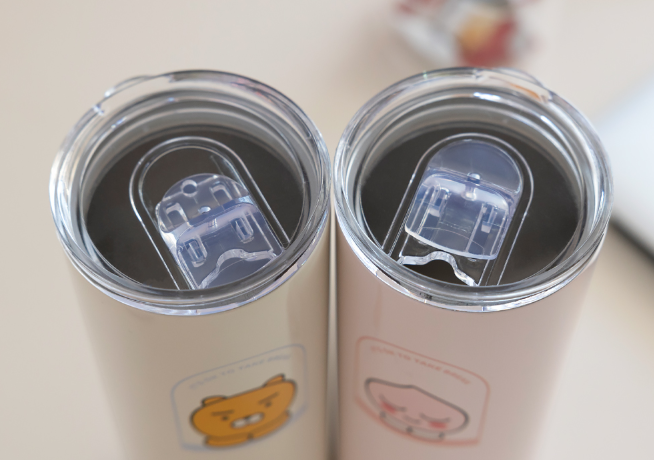 KAKAO FRIENDS Ryan and Apeach Slim Stainless Travel Tumbler