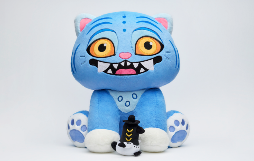 KPOP Demon Hunters - Derpy Sitting Plush (Medium 25cm / Large 40cm) and Sussie Magnetic Plush(Sold Separately)