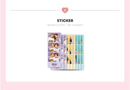 TWICE [WHAT IS LOVE?] 5th Mini Album Random Ver CD+P.Book+Card+Sticker+Tracking Number