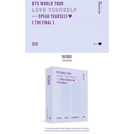 BTS WORLD TOUR ‘LOVE YOURSELF : SPEAK YOURSELF’ [THE FINAL] DVD