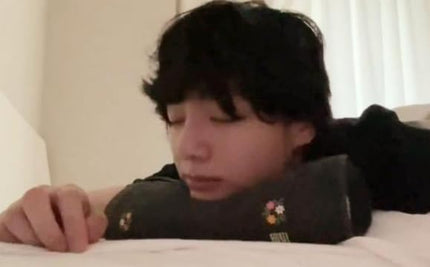 Kpop Jungkook's Favorite Item- Weverse Live Nap Pillow ArmyPurple22-Large
