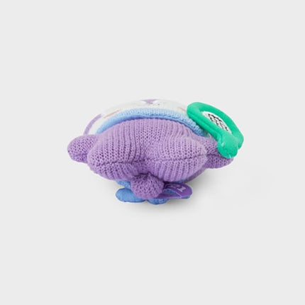 BT21 KPOP J-Hope Unmasked Mang Character Keychain Keyring Collection + J-HOPE Photocards Included (Knitted Mang)