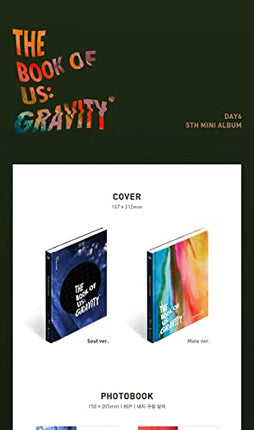 Day6 'The Book Of Us:Gravity' 5th Mini Album Random Ver