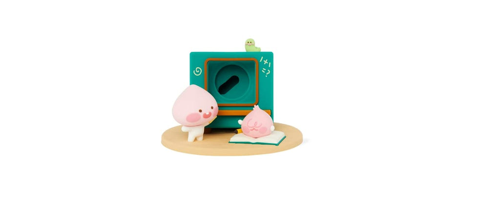KAKAO FRIENDS Ryan and Apeach  - Silicone Charging Stand Dock, Compatible with Apple Watch (Little Apeach), Green