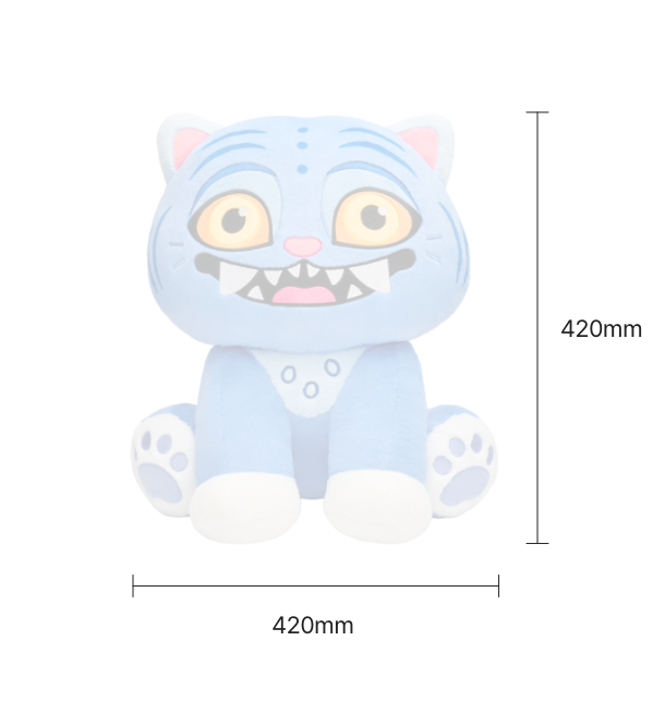 KPOP Demon Hunters - Derpy Sitting Plush (Medium 25cm / Large 40cm) and Sussie Magnetic Plush(Sold Separately)