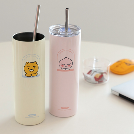 Kakao Ryan and Apeach Slim Stainless Travel Tumbler