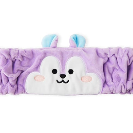 BT21 Mang Official Merchandise- Inside Mang Unmasked Mang Headband for Makeups and Face Wash + J-hope Photocards Included