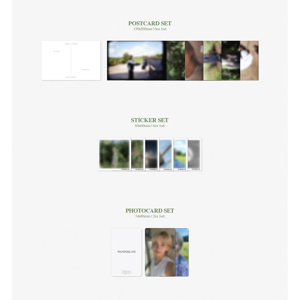 JEONGHAN(SEVENTEEN) [WANDERLUST] PHOTOBOOK