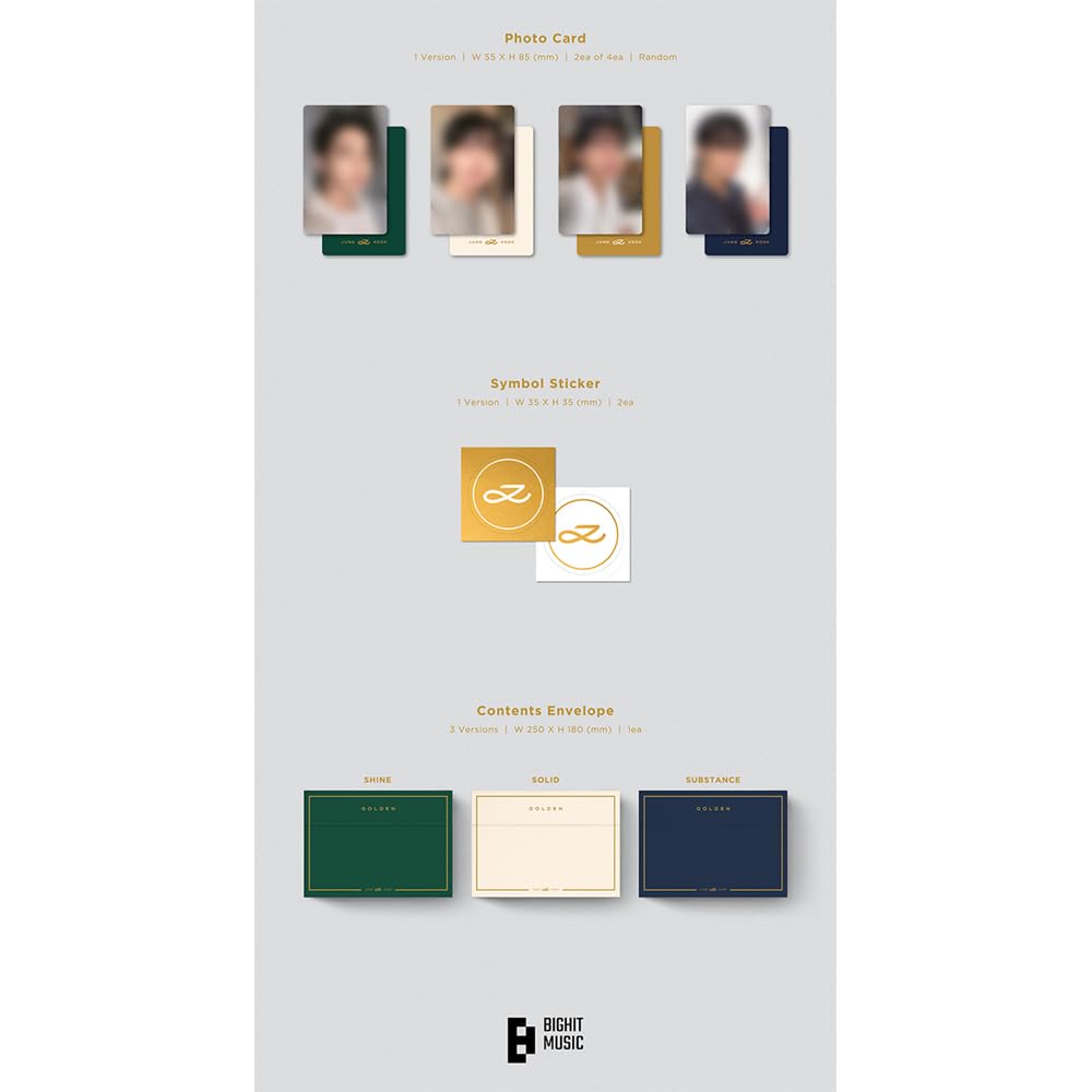 BTS JUNGKOOK GOLDEN 1st Solo Album (SHINE)