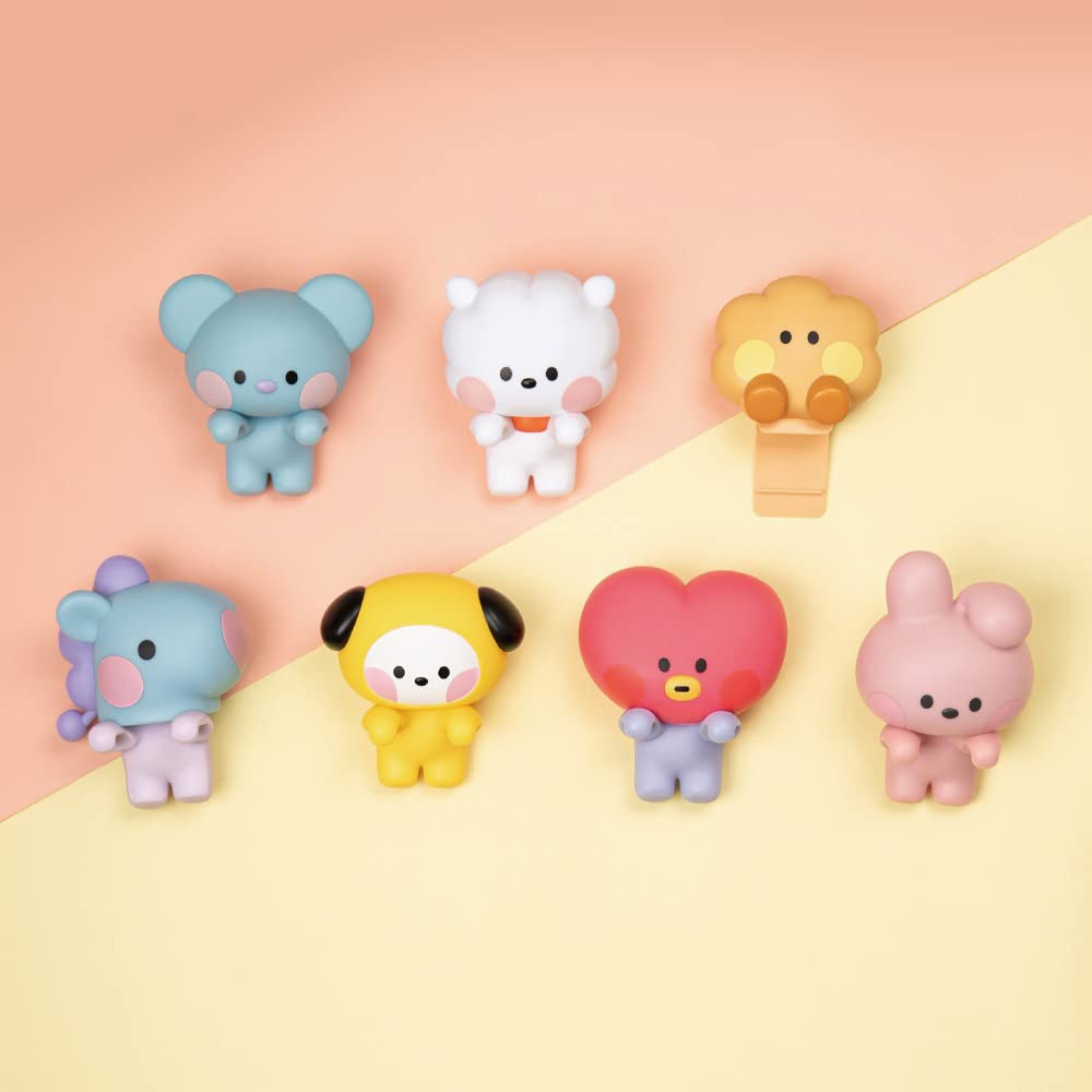 BT21 TATA Minini Car Odor-Fighting Car freshener, Monitor Figure Large Size, 0.27 fl oz. Capsulated Cartridge Pack of 1 (TATA)