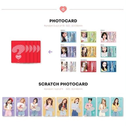 TWICE [WHAT IS LOVE?] 5th Mini Album Random Ver CD+P.Book+Card+Sticker+Tracking Number