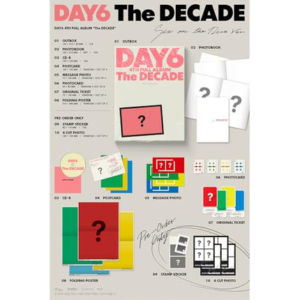 DAY6 – [The DECADE] 4th Studio Album – Random Version