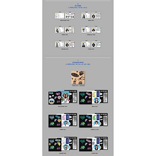 NewJeans 1st EP Album Bluebook Version (Random)