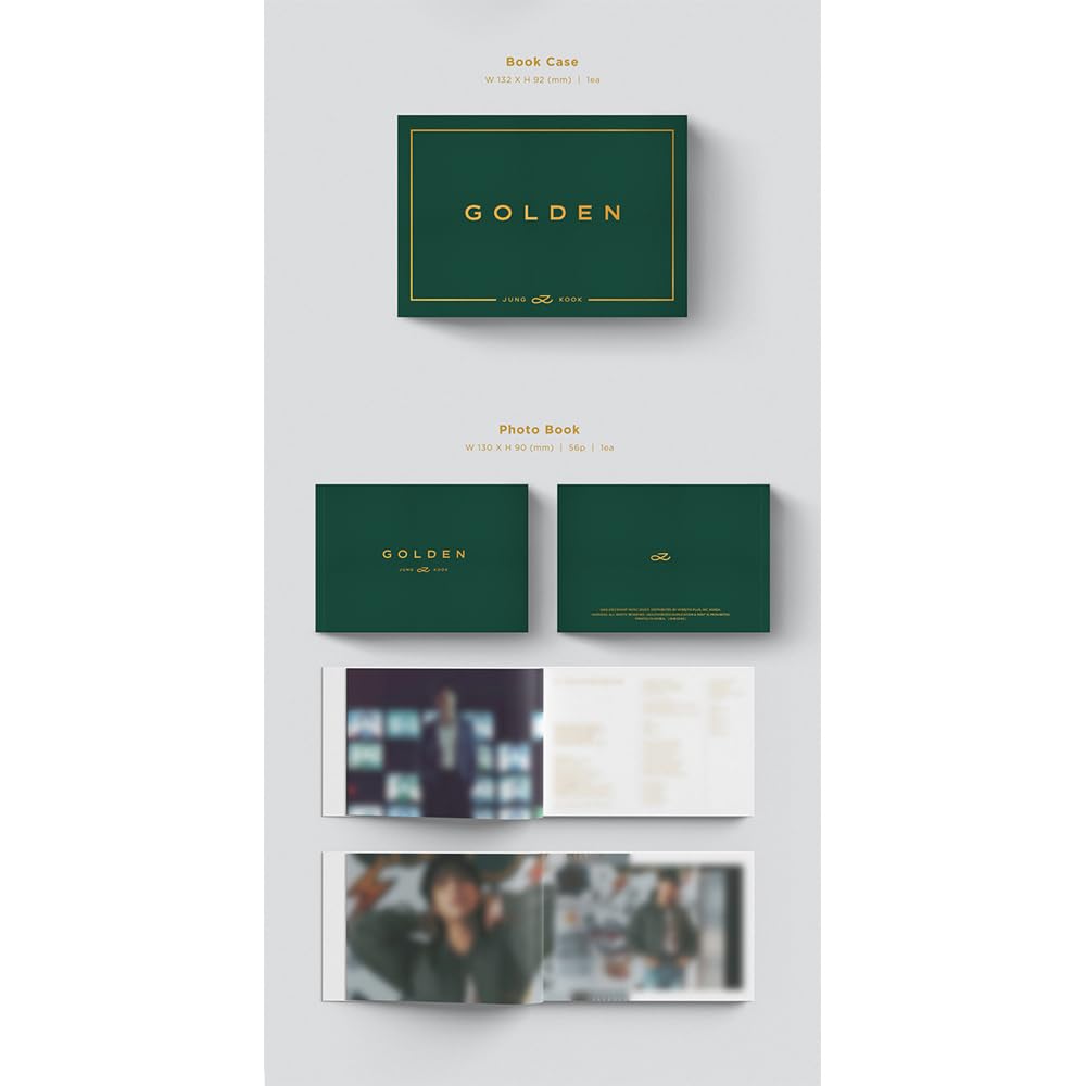 💛 BTS JUNGKOOK - GOLDEN (1st Solo Album) [Weverse Album Ver.]