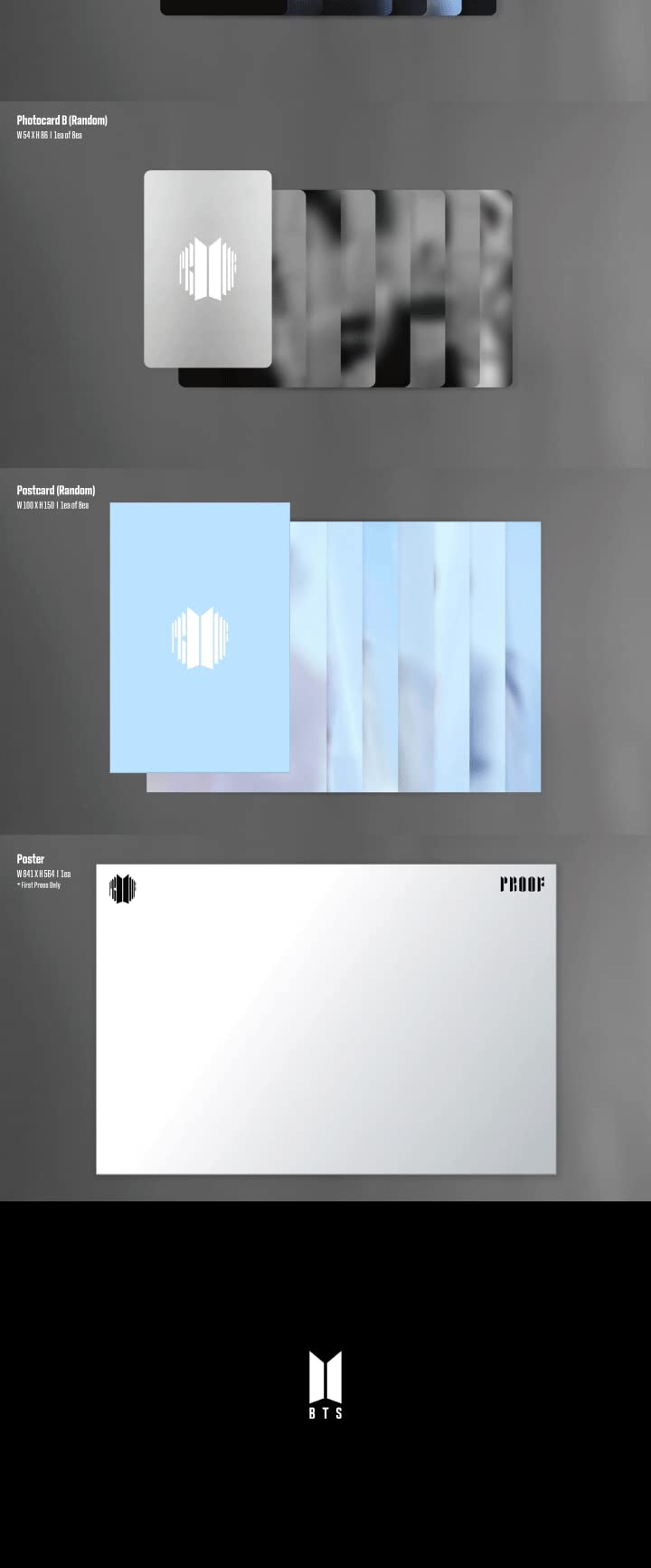 BTS Proof Anthology Album SET(Standard+Compact) Edition