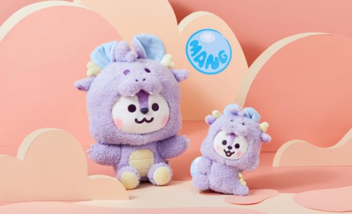 BT21 KPOP J-Hope Unmasked Mang Character Keychain Keyring Collection + J-HOPE Photocards Included (Dragon Mang)