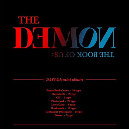DAY6 BOOK OF US:THE DEMON 6th Mini Album MIDNIGHT VER