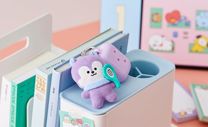 BT21 KPOP J-Hope Unmasked Mang Character Keychain Keyring Collection + J-HOPE Photocards Included (Knitted Mang)