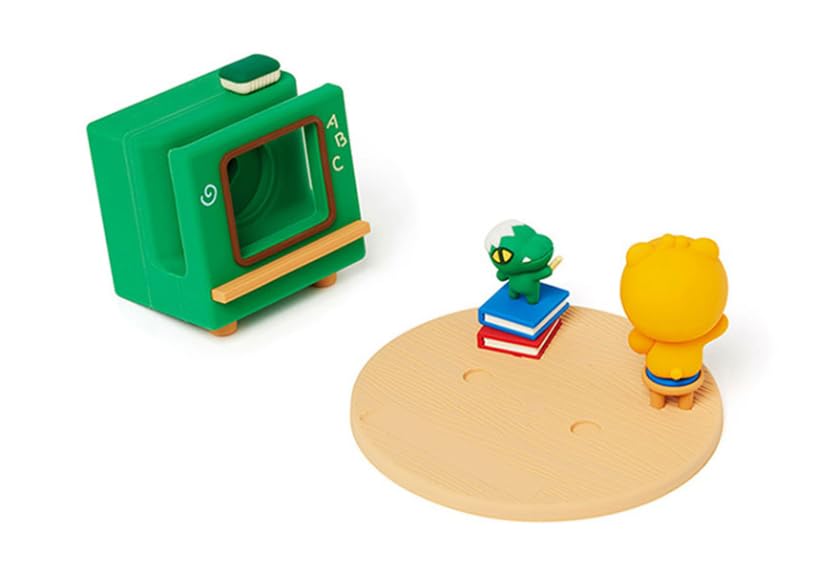 KAKAO FRIENDS Ryan and Apeach - Silicone Charging Stand Dock Case, Compatible with Apple Watch (Little Ryan), Green