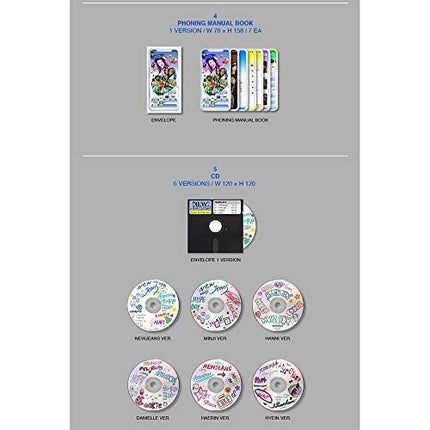 NewJeans 1st EP Album Bluebook Version (Random)