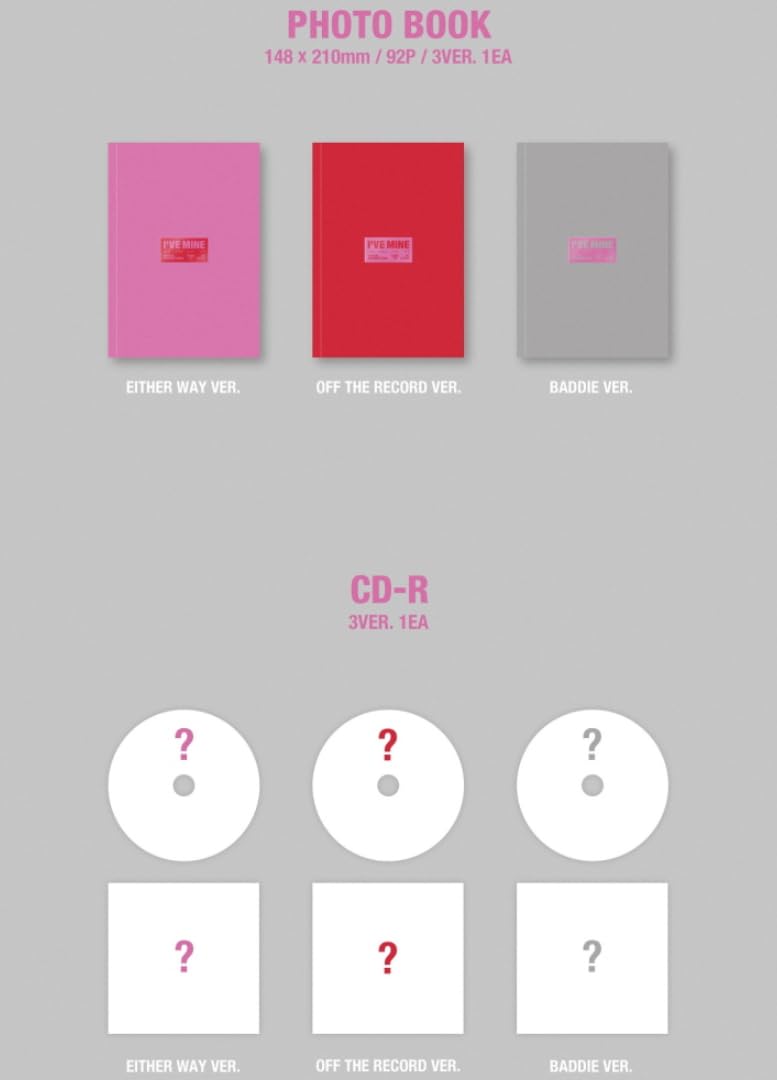 IVE I'VE MINE 1st Mini Album (Random Ver)