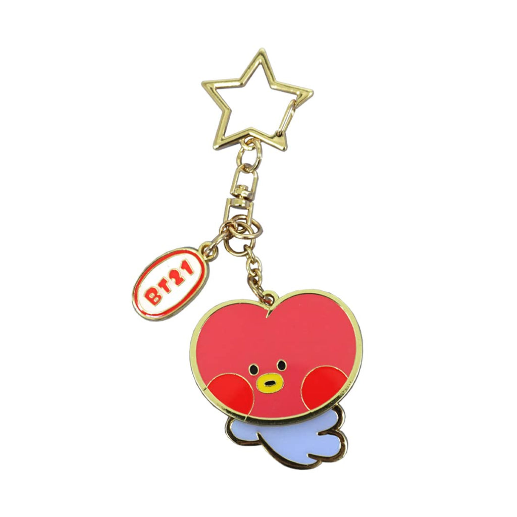 BT21 TATA minini Metal Yurayura Keychain