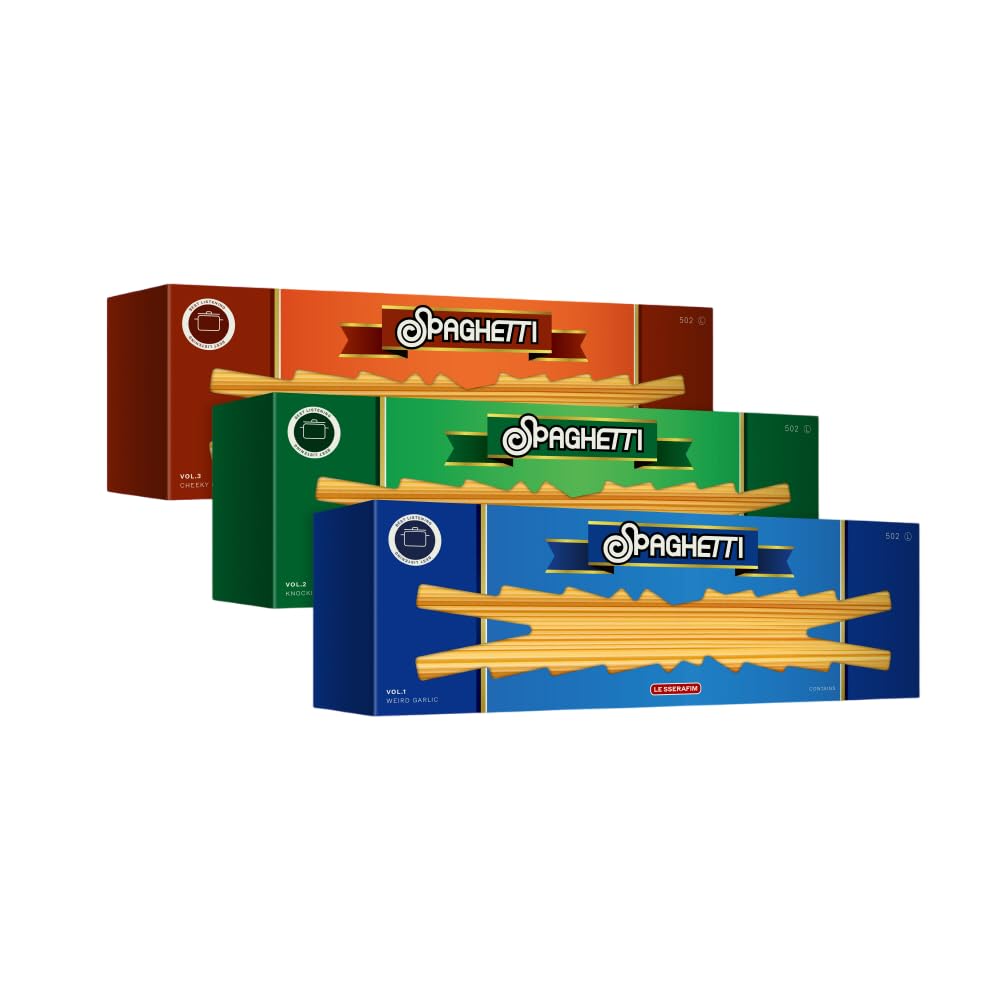 LE-SSERAFIM Spaghetti 1st Single Album (3 ver. SET)