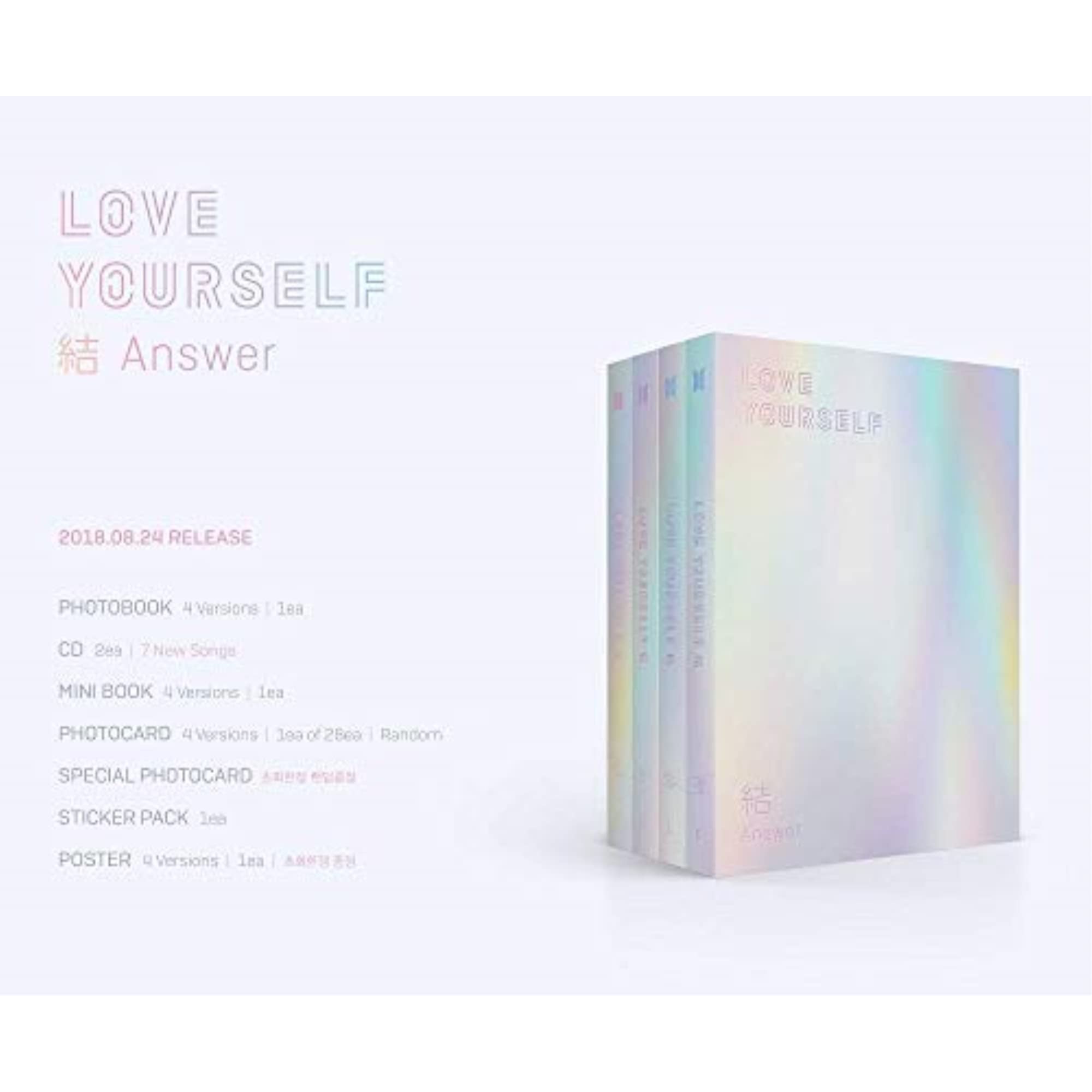 BTS - [Love Yourself 結 ‘Answer’] 4th Album Random VER
