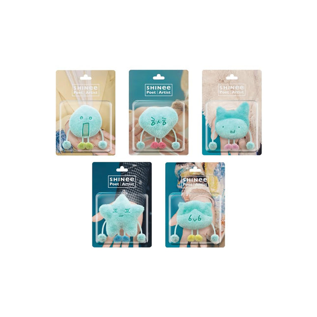 SHINee Poet Artist Single Album Plush Keyring Set Fluffy Official
