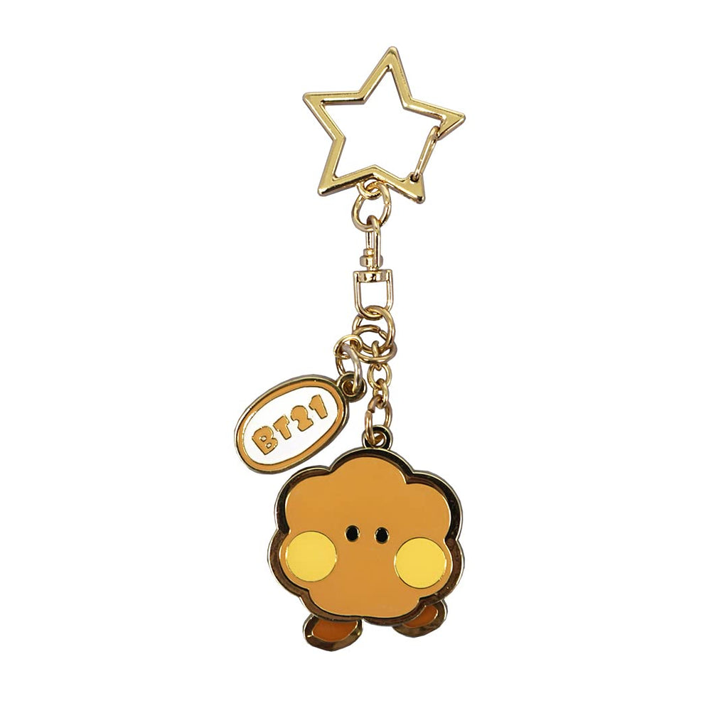 BT21 SHOOKY minini Metal Yurayura Key Chain