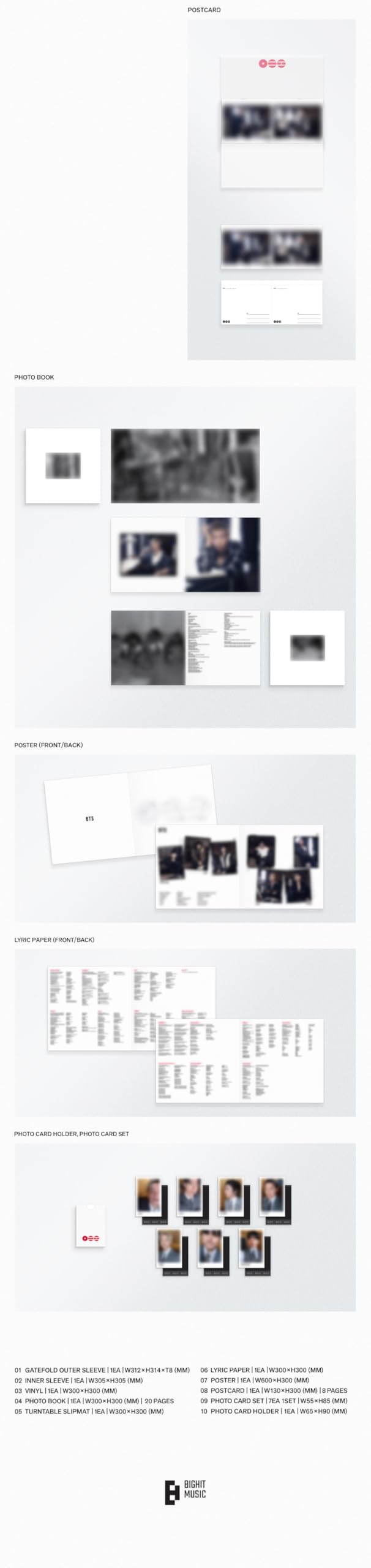 (Deluxe LP Viny Set : B&W+Color) BTS ARIRANG 5th Album