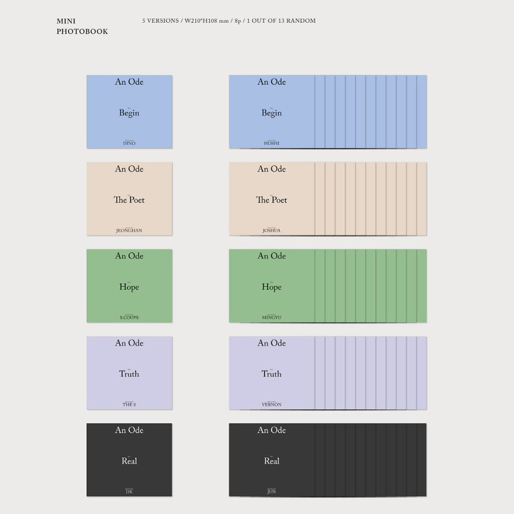 SEVENTEEN - 3rd Album [An Ode] (Version Random)