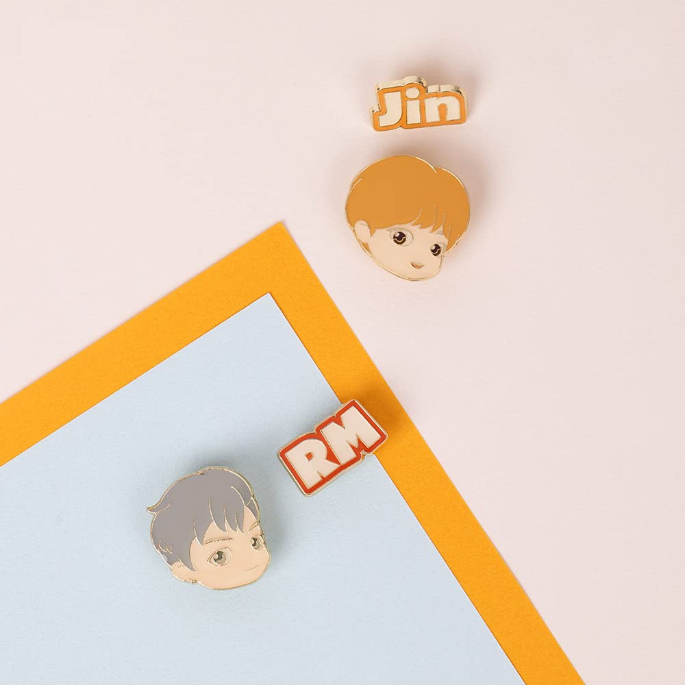 BTS TinyTan Dynamite Metal Pin Badge (JungKook Official)