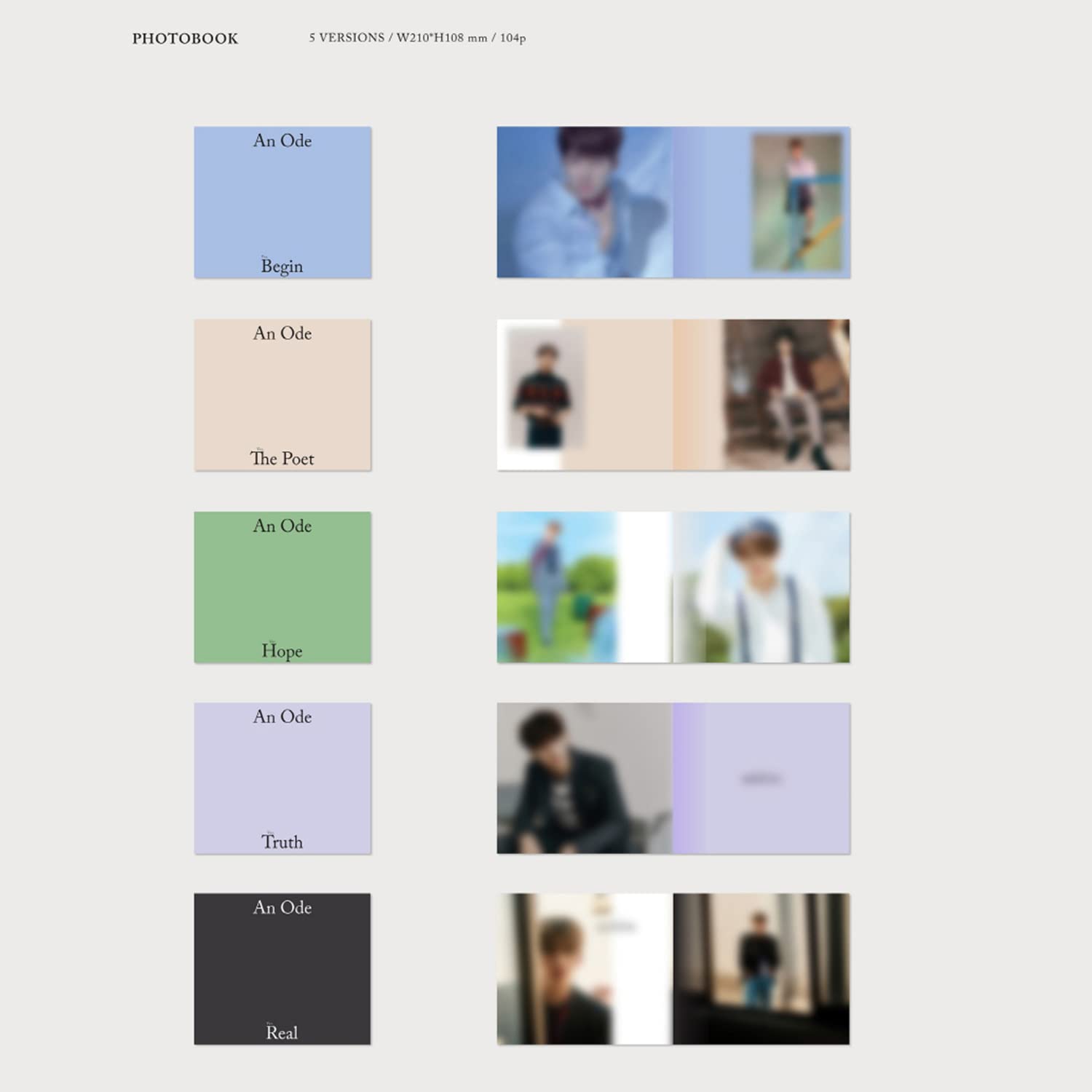 SEVENTEEN - 3rd Album [An Ode] (Version Random)