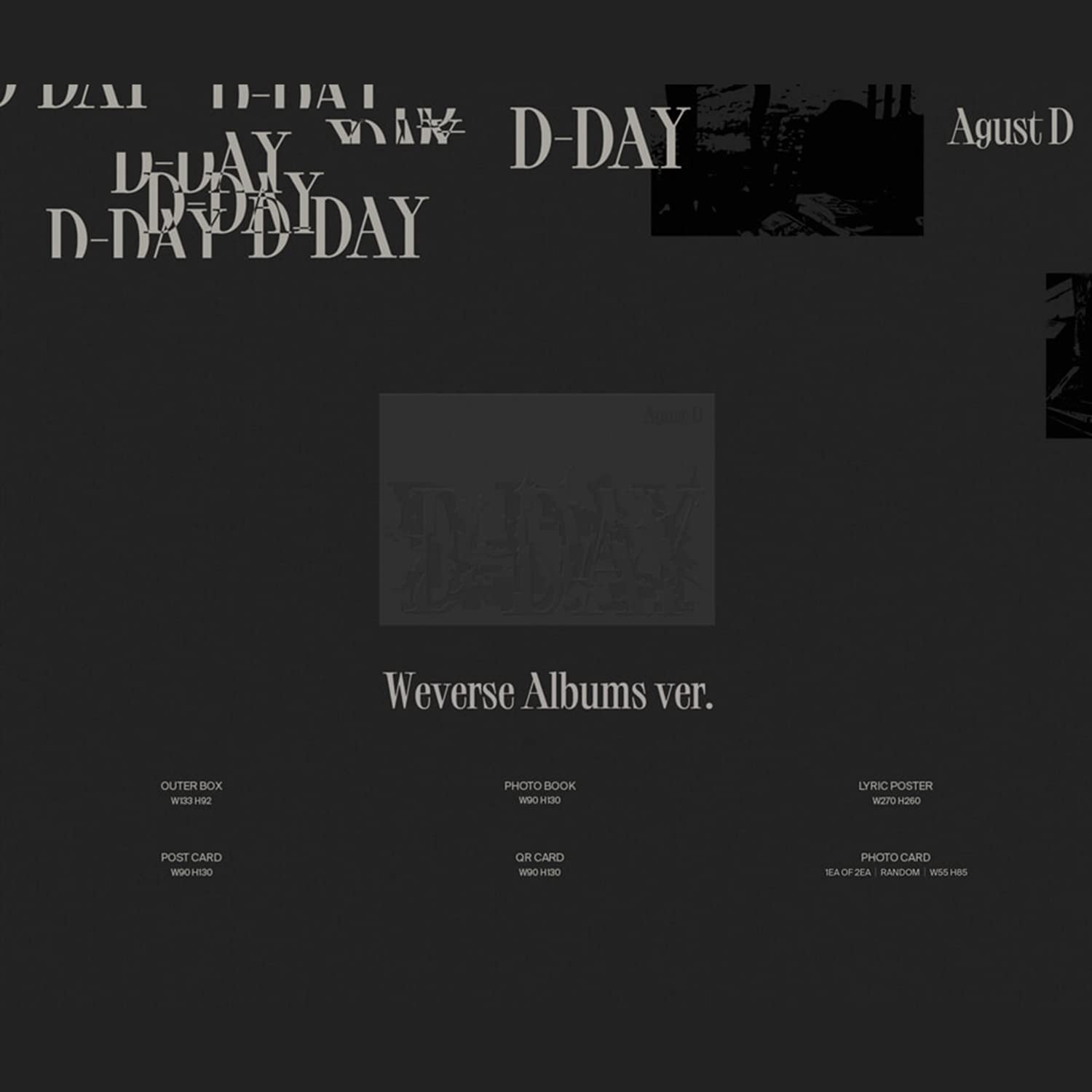 Agust D (SUGA) - [D - DAY] (Weverse Albums Ver.)