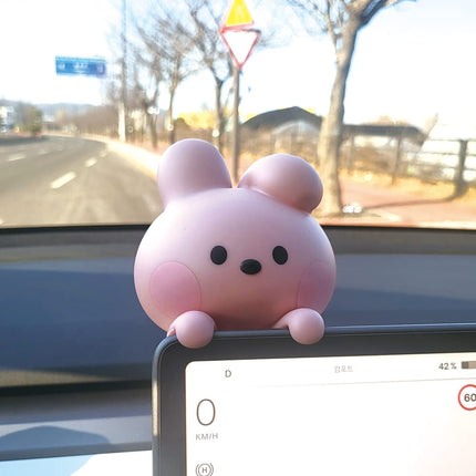 BT21 TATA Minini Car Odor-Fighting Car freshener, Monitor Figure Large Size, 0.27 fl oz. Capsulated Cartridge Pack of 1 (TATA)
