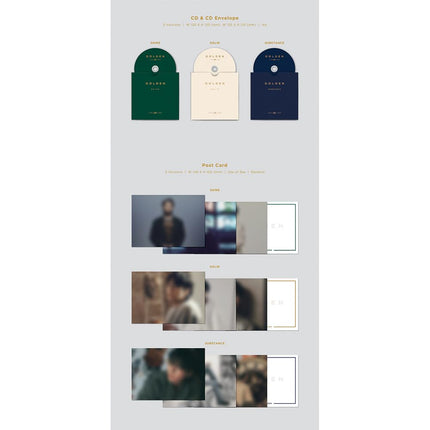 BTS JUNGKOOK GOLDEN 1st Solo Album (SOLID)