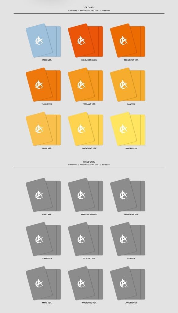 ATEEZ - GOLDEN HOUR Part.3 12th Mini Album (Poca Album, Random Ver.)