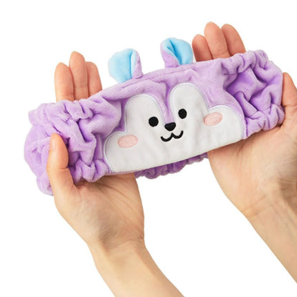 BT21 Mang Official Merchandise- Inside Mang Unmasked Mang Headband for Makeups and Face Wash + J-hope Photocards Included