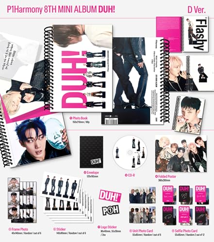 P1Harmony - DUH! 8th Mini Album (Photobook Random Ver.)