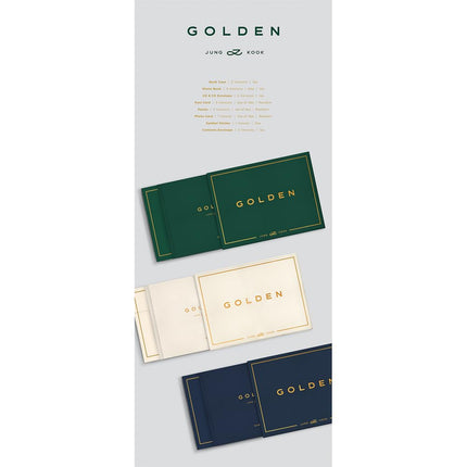 BTS JUNGKOOK GOLDEN 1st Solo Album (SHINE)