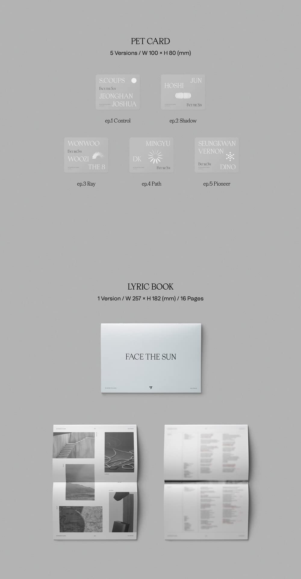 SEVENTEEN - Face the Sun 4th Album (Random ver + 1 Folded Poster)