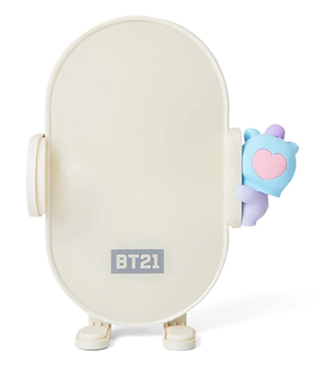 BT21 MANG QI Wireless Car Charger & Auto Grip Phone Holder – Fast & Secure Mount (Minini MANG)